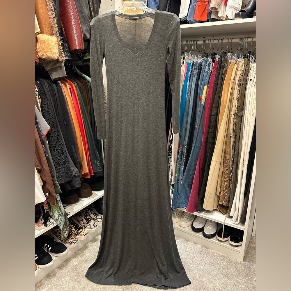 HourGlasss Lilly, Gray Maxi Long sleeve, Size XS